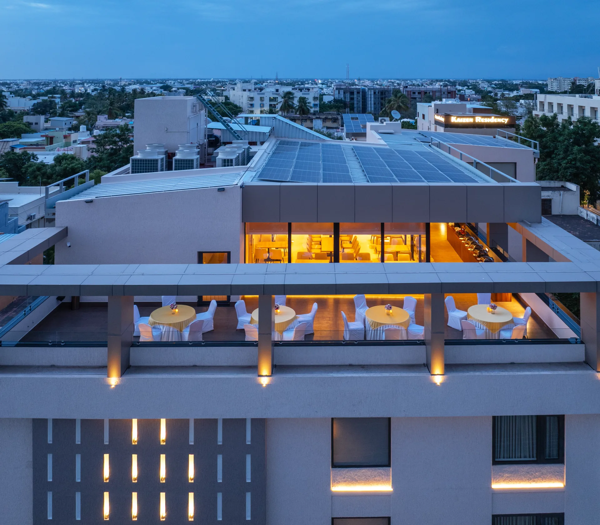 Rooftop Terrace & Aerial View