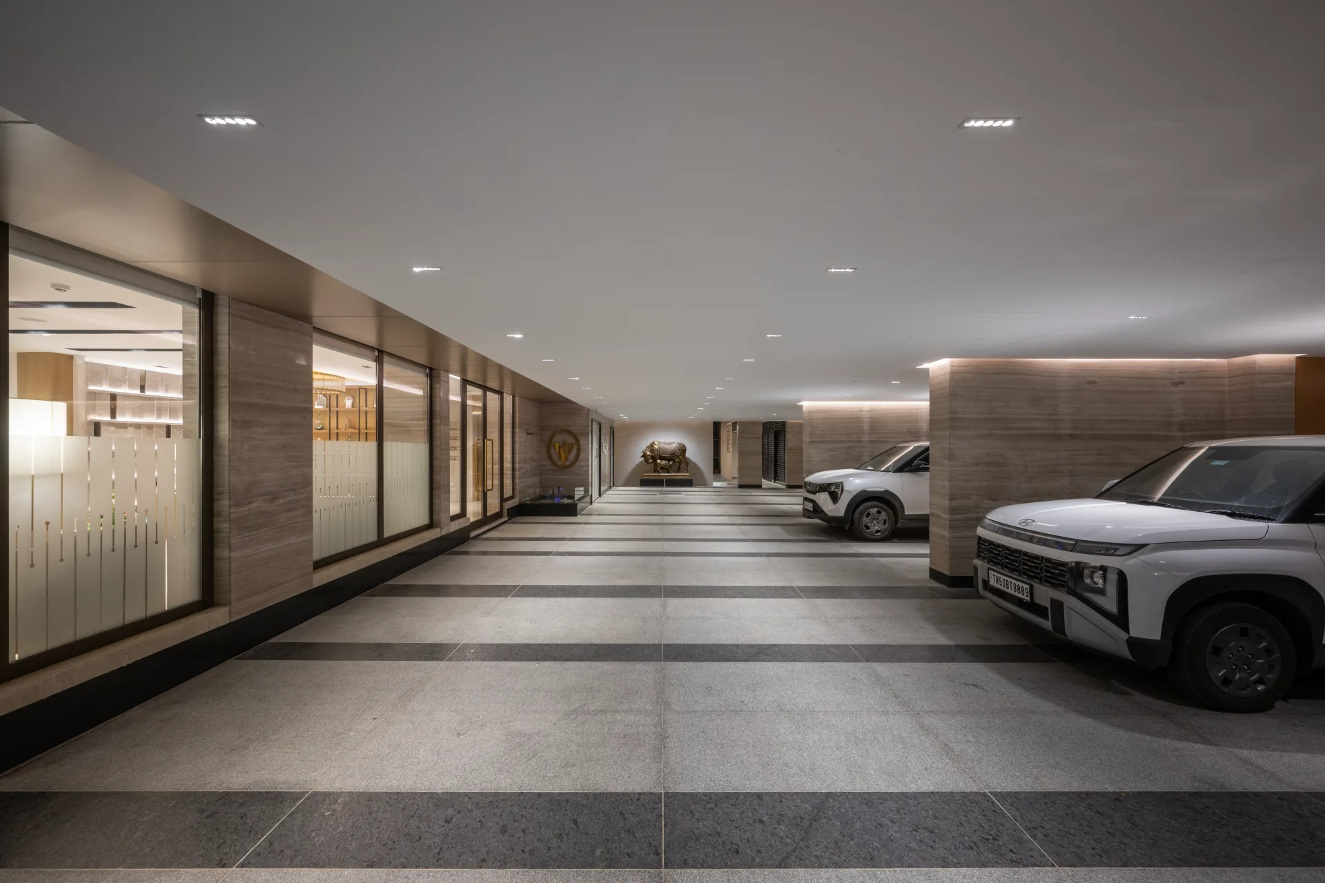 Covered Driveway & Parking