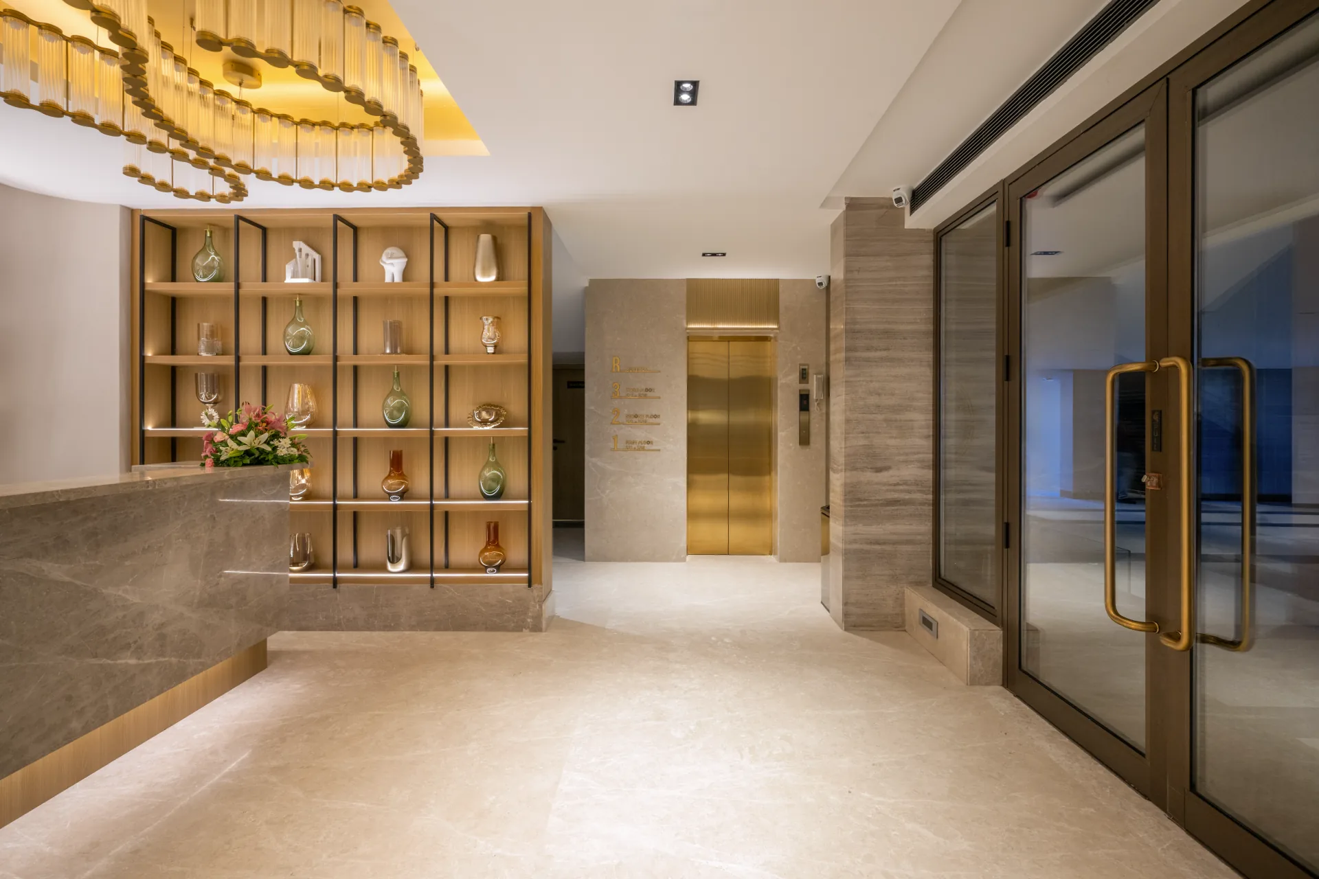 Reception Foyer & Elevator Lobby