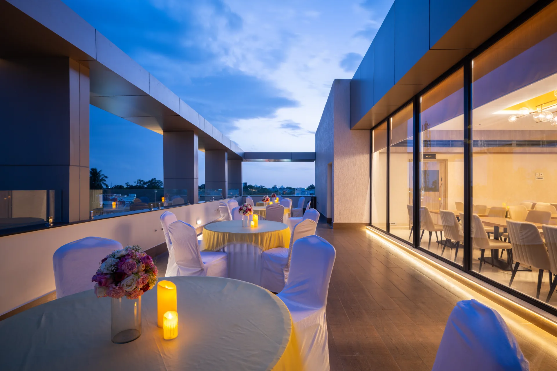 Rooftop Terrace Twilight Dining